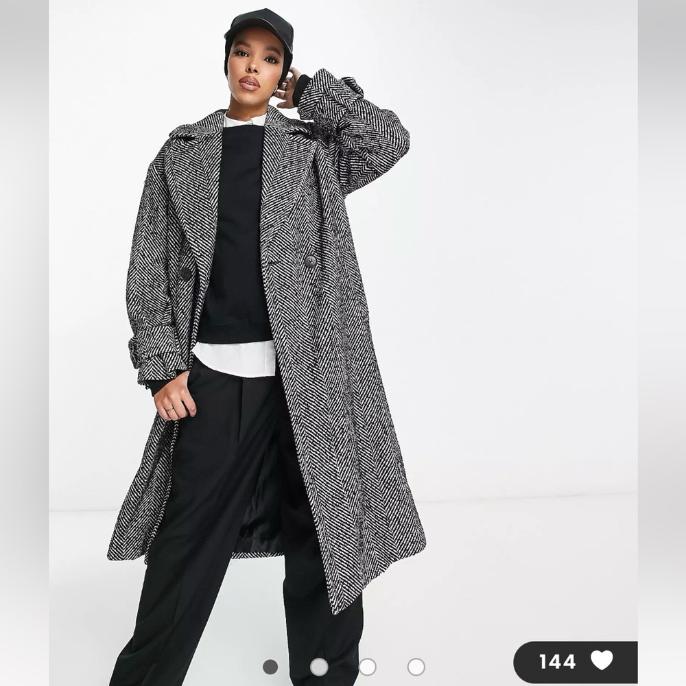 ASOS oversized maxi coat